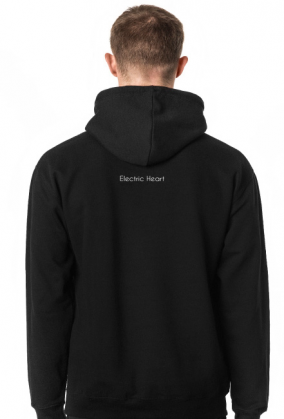 Electric Heart Hoodie Black
