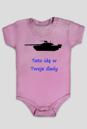 Body Tato idę w Twoje ślady czołg