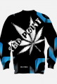 Bluza bez kaptura StraYmind CBD Black-Blue Full