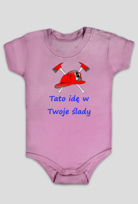Body Tato idę w Twoje ślady strażak