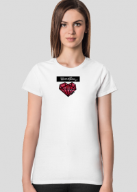 T-shirt diamond heart