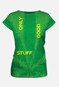 Koszulka damska StraYmind CBD Front-Back Green