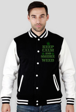 Keep Calm and Smoke Weed Jacket College (man)