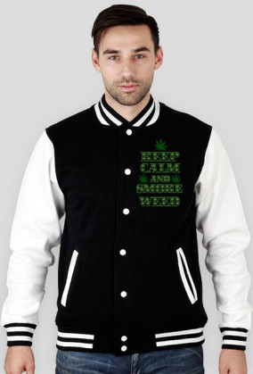 Keep Calm and Smoke Weed Jacket College (man)