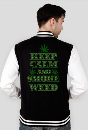 Keep Calm and Smoke Weed Jacket College (man)