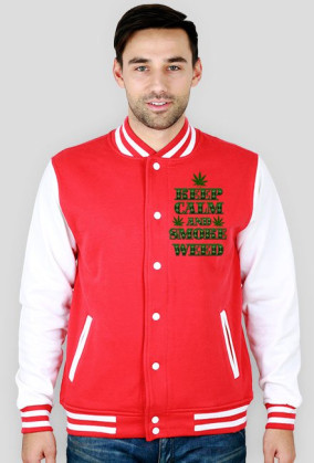 Keep Calm and Smoke Weed Jacket College (man)