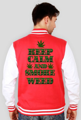 Keep Calm and Smoke Weed Jacket College (man)