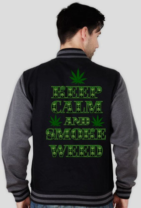 Keep Calm and Smoke Weed Jacket College (man)