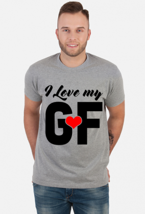 I love my girlfriend koszulka dla par walentynki