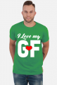 Koszulki dla par I love my GF - walentynki