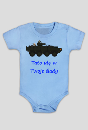Body Tato idę w Twoje ślady rosomak wojsko piechota