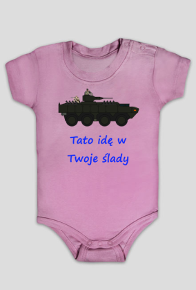 Body Tato idę w Twoje ślady rosomak wojsko piechota