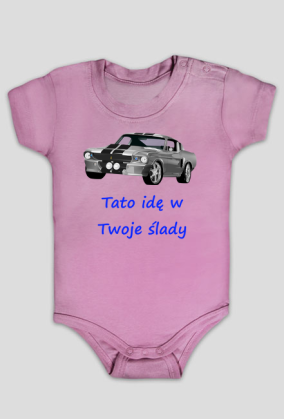 Body Tato idę w Twoje ślady Shelby samochód kierowca