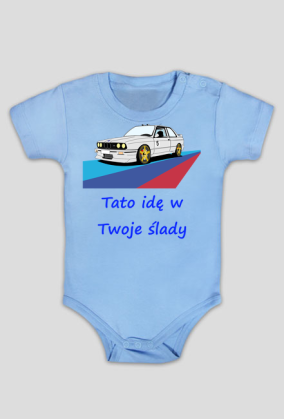 Body Tato idę w Twoje ślady BMW samochód kierowca