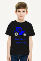 Koszulka Tato idę w Twoje ślady traktor rolnik