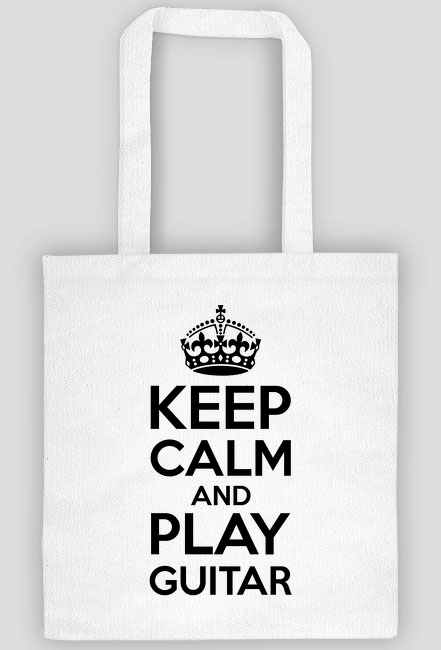 Keep calm and play guitar - torba gitarzysty