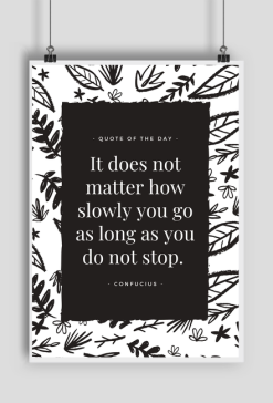 Plakat "Quote of the day"