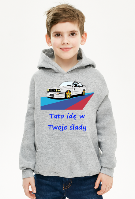 Bluza Tato idę w Twoje Samochód kierowca BMW