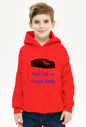 Bluza Tato idę w Twoje ślady Samochód kierowca