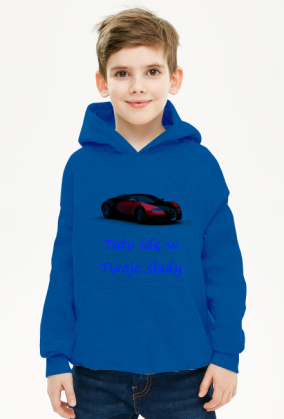 Bluza Tato idę w Twoje ślady Samochód kierowca