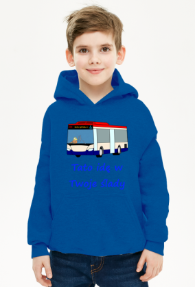 Bluza Tato idę w Twoje ślady Autobus kierowca
