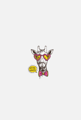 Hipster Giraffee