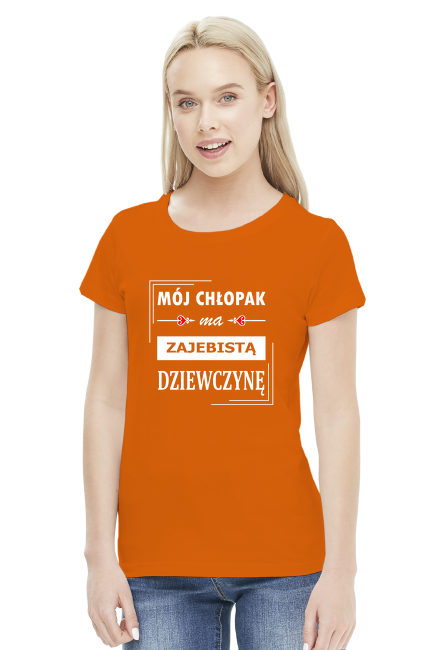 Koszulka zajebistej dziewczyny. WALENTYNKI Koszulka zajebistej dziewczyny. WALENTYNKI