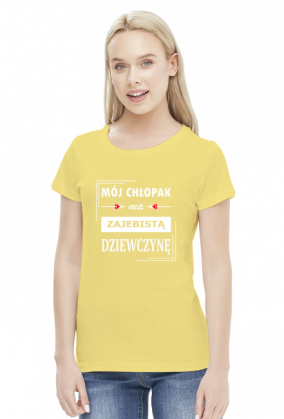 Koszulka zajebistej dziewczyny. WALENTYNKI Koszulka zajebistej dziewczyny. WALENTYNKI