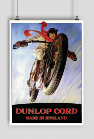Plakat A1 59x84cm Dunlop Racing vintage