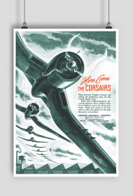 Plakat A1 59x84cm Corsair vintage