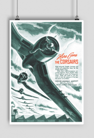 Plakat A2 42x59cm Corsair vintage