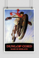 Plakat A2 42x59cm Dunlop Racing vintage