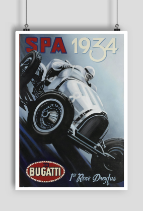 Plakat A1 59x84cm SPA 1934 vintage
