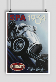 Plakat A2 42x59cm SPA 1934 vintage