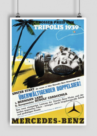 Plakat A2 42x59cm Tripolis 1939 vintage