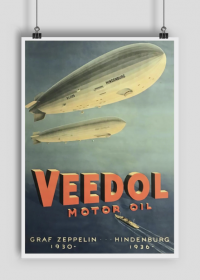 Plakat A1 59x84cm Zeppelin vintage