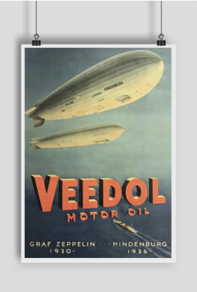 Plakat A1 59x84cm Zeppelin vintage