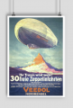 Plakat A1 59x84cm Zeppelin vintage