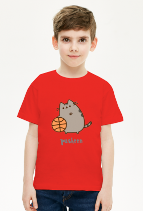 Chłopięcy T-shirt "Pusheen" Wzór 3