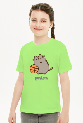 Dziewczęcy T-shirt "Pusheen" Wzór 3