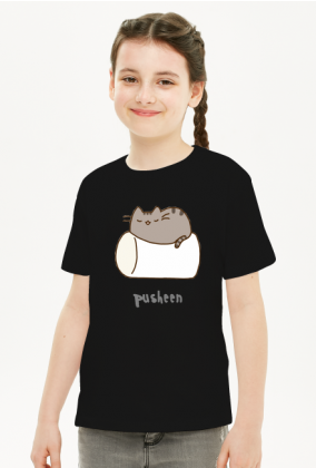 Dziewczęcy T-shirt "Pusheen" Wzór 4