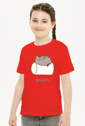 Dziewczęcy T-shirt "Pusheen" Wzór 4