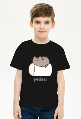 Chłopięcy T-shirt "Pusheen" Wzór 4