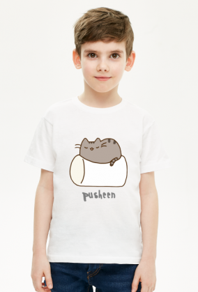 Chłopięcy T-shirt "Pusheen" Wzór 4