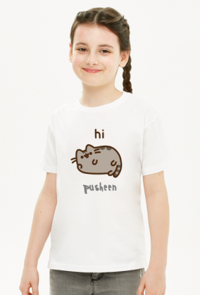 Dziewczęcy T-shirt "Pusheen" Wzór 5