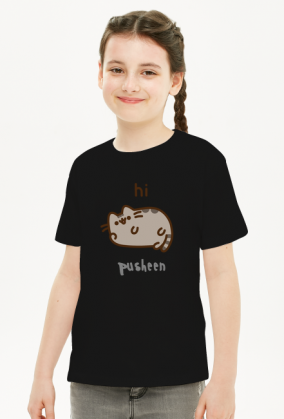 Dziewczęcy T-shirt "Pusheen" Wzór 5