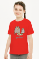 Dziewczęcy T-shirt "Pusheen" Wzór 6