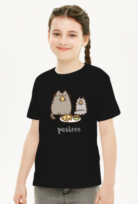 Dziewczęcy T-shirt "Pusheen" Wzór 6