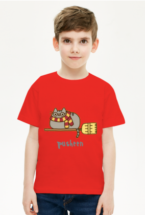 Chłopięcy T-shirt "Pusheen" Wzór 7 Harry Potter