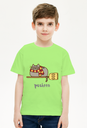 Chłopięcy T-shirt "Pusheen" Wzór 7 Harry Potter